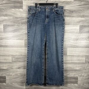 Gap Denim 1969 Jeans Womens 12 Blue Medium Wash‎ Bootcut Mid Rise Western Chore